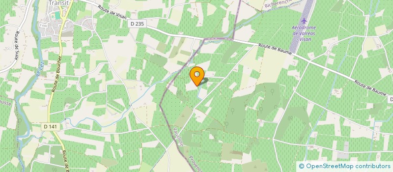 localisation de l'entreprise SCI DE LA FONTAINE  VISAN