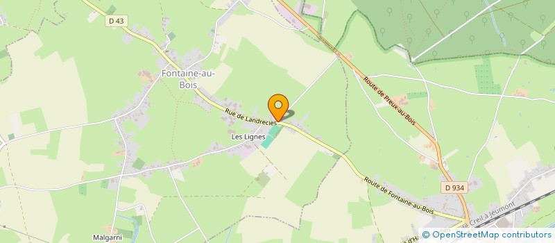 localisation de l'entreprise SCI DE LA FONTAINE  FONTAINE-AU-BOIS