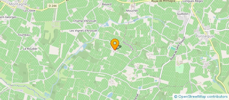 localisation de l'entreprise SCI DE LA FONTAINE  MONTAGNE