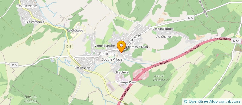 localisation de l'entreprise SCI DE LA FONTAINE  PELOUSEY