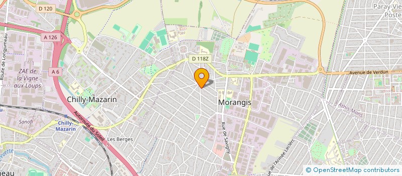 localisation de l'entreprise SCI DE LA FONTAINE à MORANGIS
