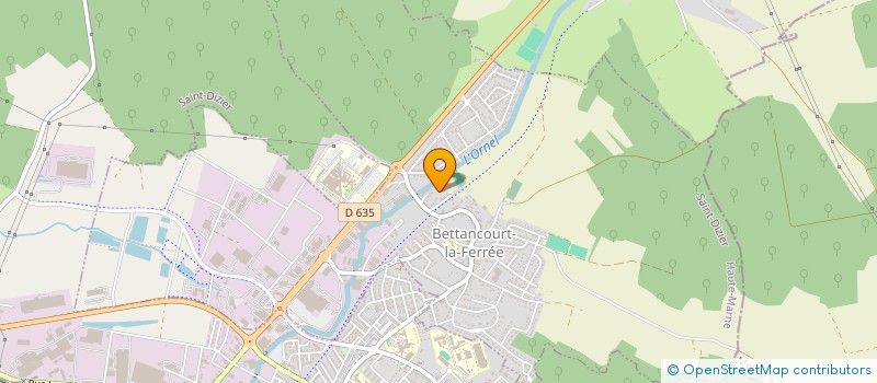 localisation de l'entreprise SCI DE LA FONTAINE à BETTANCOURT-LA-FERREE