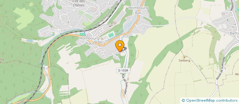 localisation de l'entreprise SCI DE LA FONTAINE  HOMBOURG-HAUT