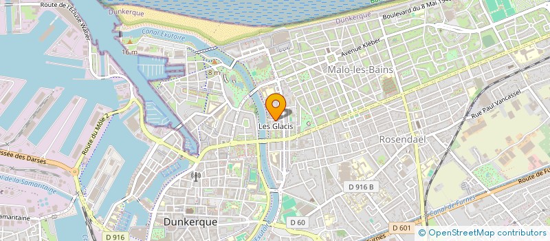 localisation de l'entreprise SCI DE LA FONTAINE à DUNKERQUE