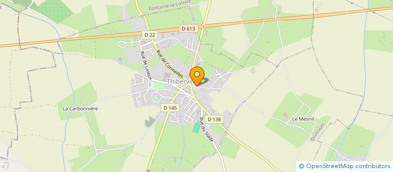 localisation de l'entreprise SCI DE LA FONTAINE  THIBERVILLE