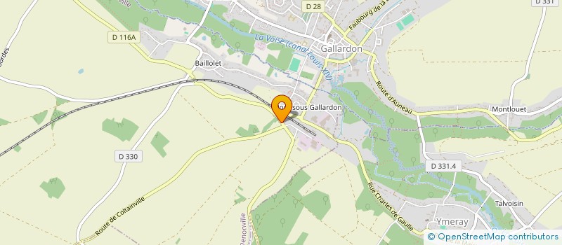 localisation de l'entreprise SCI DE LA FONTAINE à BAILLEAU-ARMENONVILLE