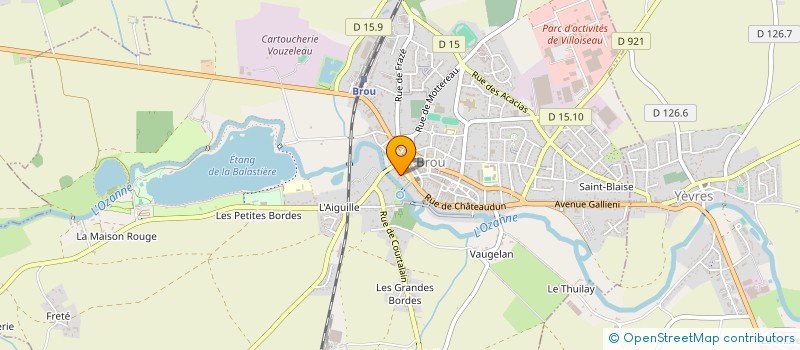 localisation de l'entreprise SCI DE LA FONTAINE à BROU