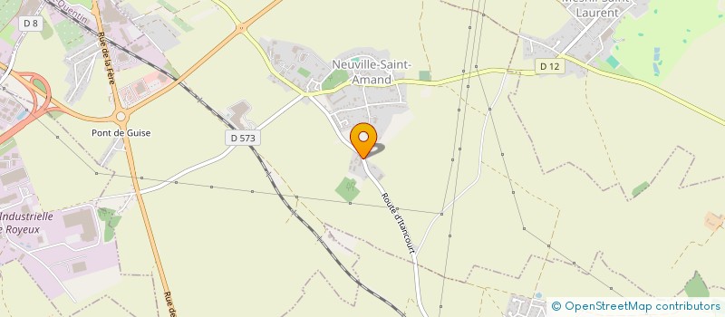 localisation de l'entreprise SCI DE LA FONTAINE à NEUVILLE-SAINT-AMAND
