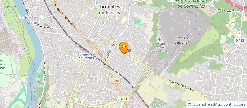 localisation de l'entreprise SCI DE LA FONTAINE  CORMEILLES-EN-PARISIS