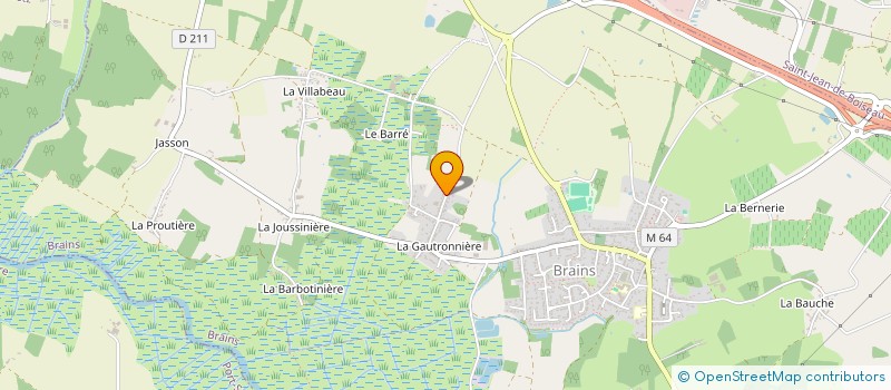 localisation de l'entreprise SCI DE LA FONTAINE  BRAINS