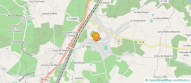 localisation de l'entreprise SCI DE LA FONTAINE  MARSAS