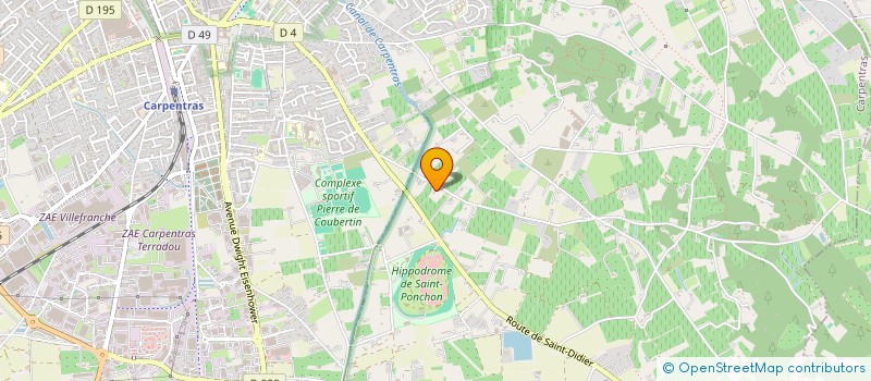 localisation de l'entreprise SCI DE LA FONTAINE  CARPENTRAS