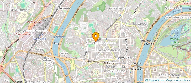 localisation de l'entreprise SCI DE LA FONTAINE  LYON