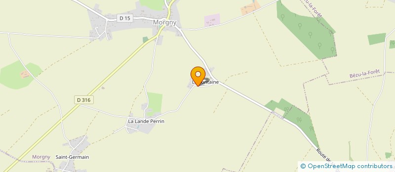 localisation de l'entreprise SCI DE LA FONTAINE  MORGNY