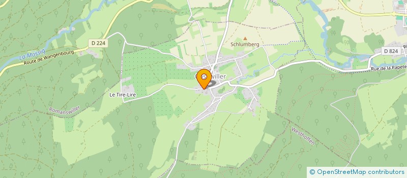 localisation de l'entreprise SCI DE LA FONTAINE  KNRSHEIM