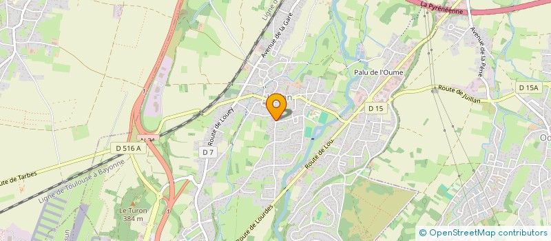 localisation de l'entreprise SCI DE LA FONTAINE  JUILLAN