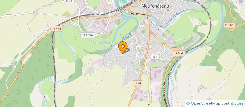 localisation de l'entreprise SCI DE LA FONTAINE  HOUEVILLE