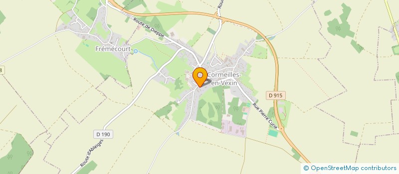 localisation de l'entreprise SCI DE LA FONTAINE  CORMEILLES-EN-VEXIN