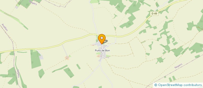 localisation de l'entreprise SCI DE LA FONTAINE à NOYERS