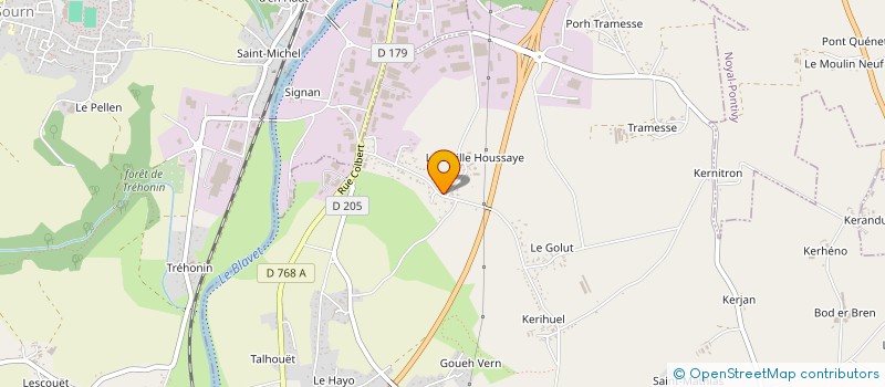 localisation de l'entreprise SCI DE LA FONTAINE  SAINT-THURIAU