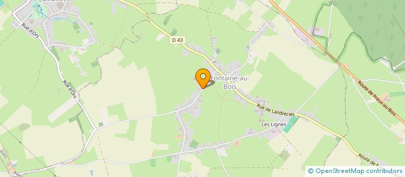 localisation de l'entreprise SCI DE LA FONTAINE à FONTAINE-AU-BOIS