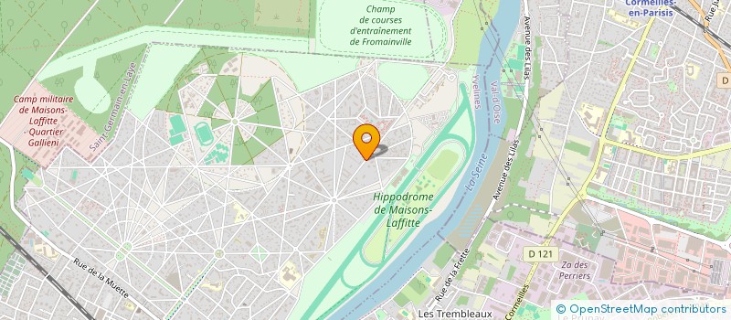 localisation de l'entreprise SCI DE LA FONTAINE à MAISONS-LAFFITTE