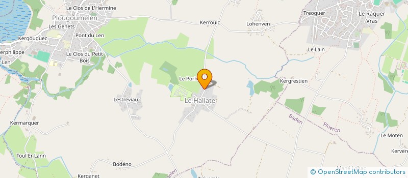 localisation de l'entreprise SCI DE LA FONTAINE  PLOUGOUMELEN