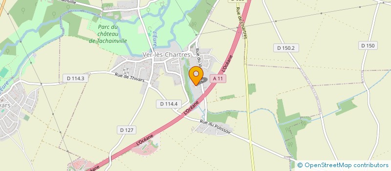 localisation de l'entreprise SCI DE LA FONTAINE à VER-LES-CHARTRES