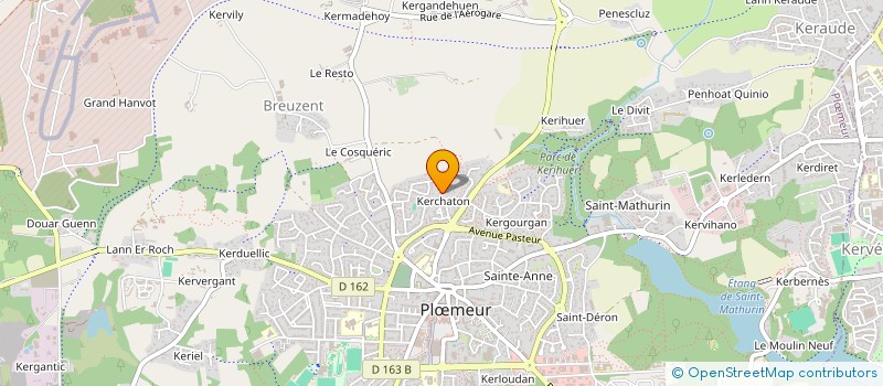 localisation de l'entreprise SCI DE LA FONTAINE à PLOEMEUR