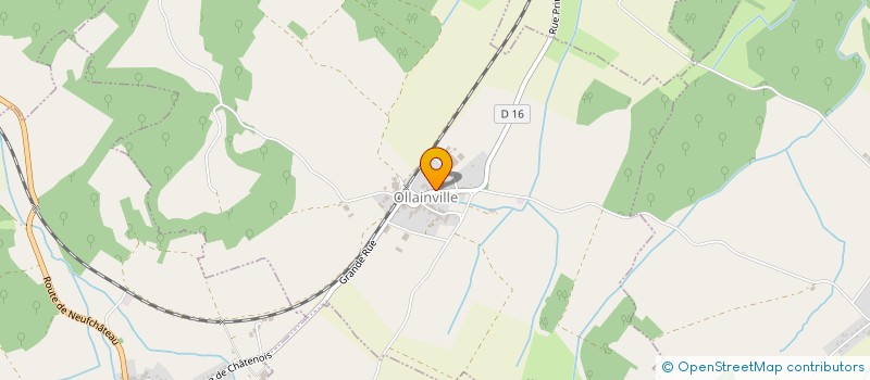 localisation de l'entreprise SCI DE LA FONTAINE  OLLAINVILLE