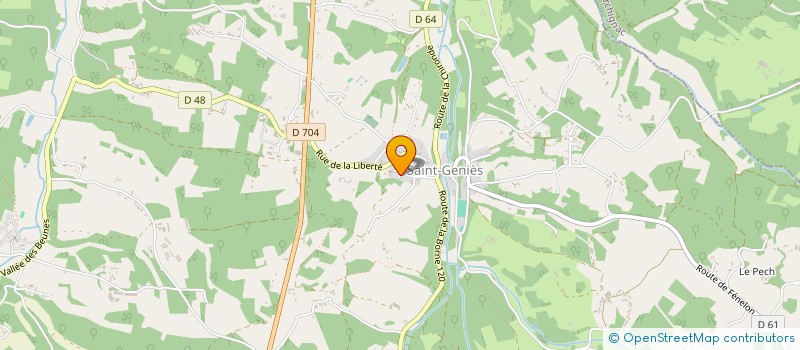 localisation de l'entreprise SCI DE LA FONTAINE  SAINT-GENIES