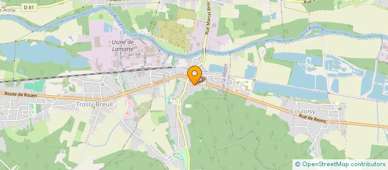 localisation de l'entreprise SCI DE LA FONTAINE  CUISE-LA-MOTTE