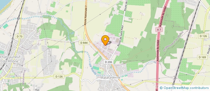 localisation de l'entreprise SCI DE LA FONTAINE  CHATEAUNEUF-DU-RHONE