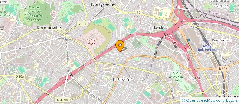 localisation de l'entreprise SCI DE LA FONTAINE 93 à NOISY-LE-SEC