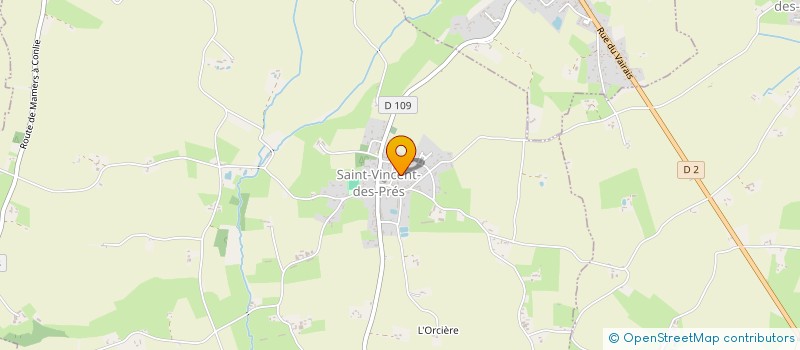 localisation de l'entreprise SCI DE LA FONTAINE  SAINT-VINCENT-DES-PRES