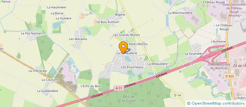 localisation de l'entreprise SCI DE LA FONTAINE AUX MOINES  MESANGER