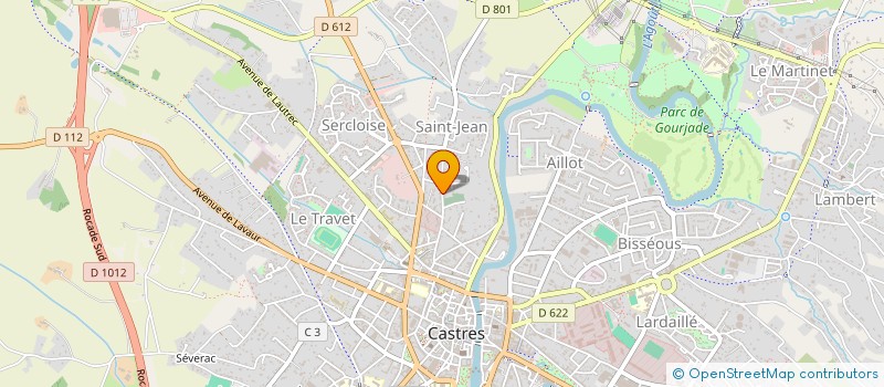 localisation de l'entreprise SCI DE LA FONTAINE BRAISSAND  CASTRES