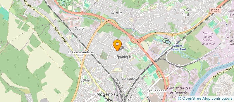 localisation de l'entreprise SCI DE LA FONTAINE DE DIANE  NOGENT-SUR-OISE