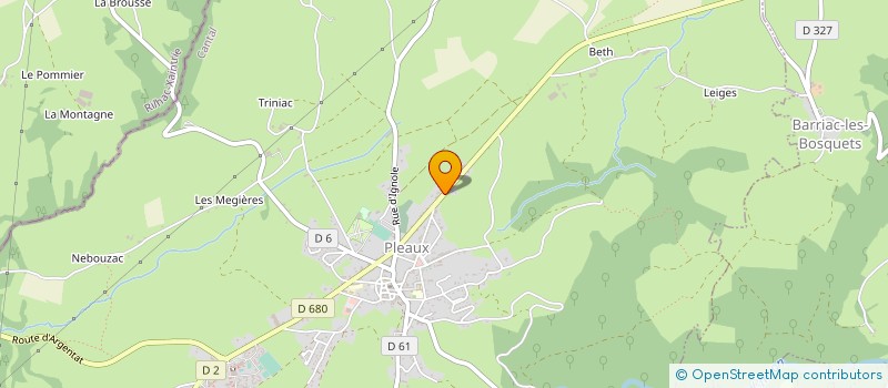 localisation de l'entreprise SCI DE LA FONTAINE DE L'ARBRE  PLEAUX