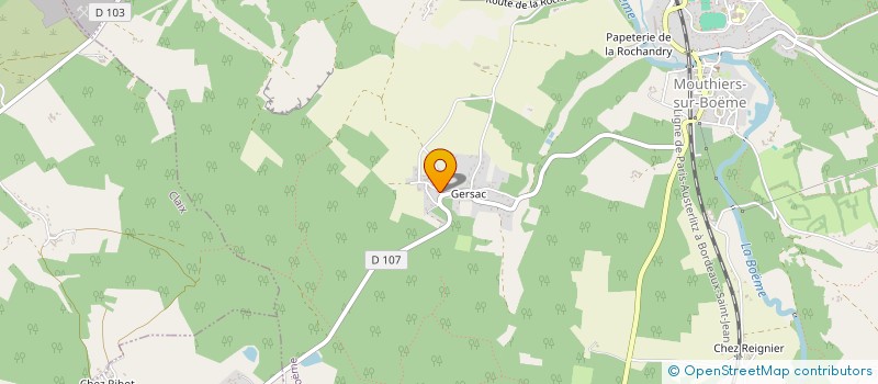 localisation de l'entreprise SCI DE LA FONTAINE DES OUCHES à MOUTHIERS-SUR-BOEME