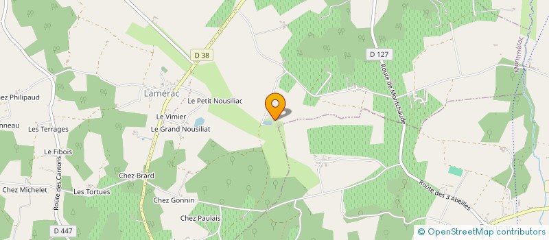 localisation de l'entreprise SCI DE LA FONTAINE DES TORTES à GUIMPS