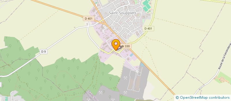 localisation de l'entreprise SCI DE LA FONTAINE QUIRIN  SAINT-SOUPPLETS