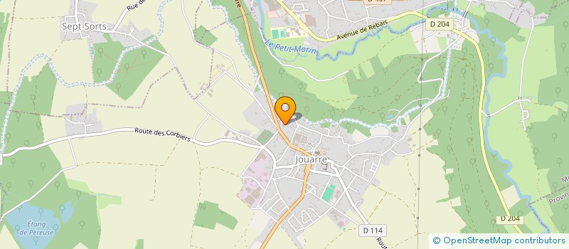 localisation de l'entreprise SCI DE LA FONTAINE ROUGEAU  JOUARRE