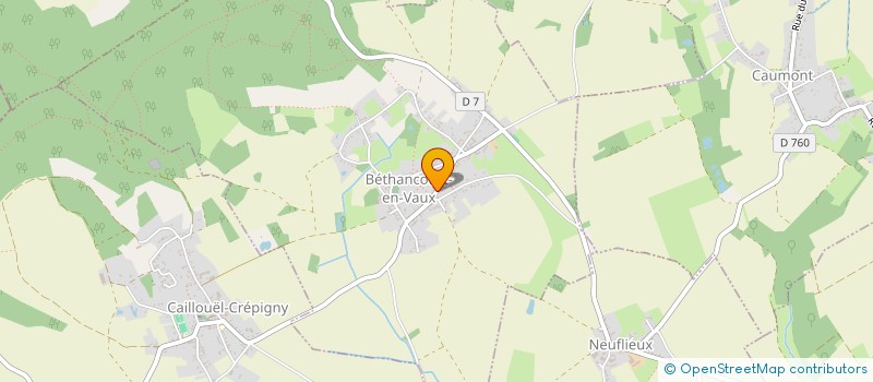 localisation de l'entreprise SCI DE LA FONTAINE SAINT MARTIN  UGNY-LE-GAY