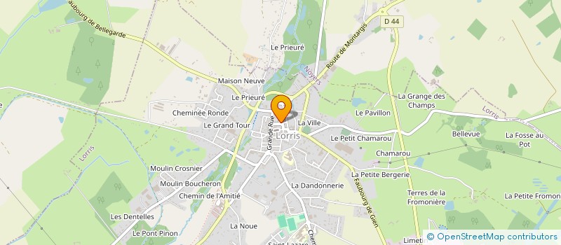localisation de l'entreprise SCI DE LA FONTAINE SAINT MICHEL à LORRIS