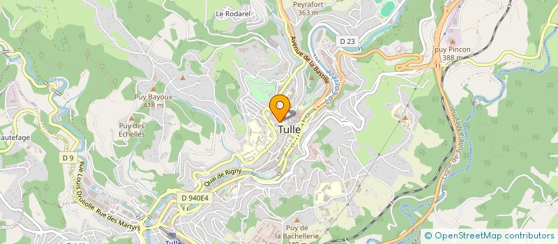 localisation de l'entreprise SCI DE LA FONTAINE SAINT PIERRE  TULLE