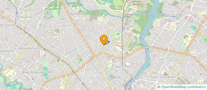 localisation de l'entreprise SCI DE LA FONTAINE SALEE  NANTES