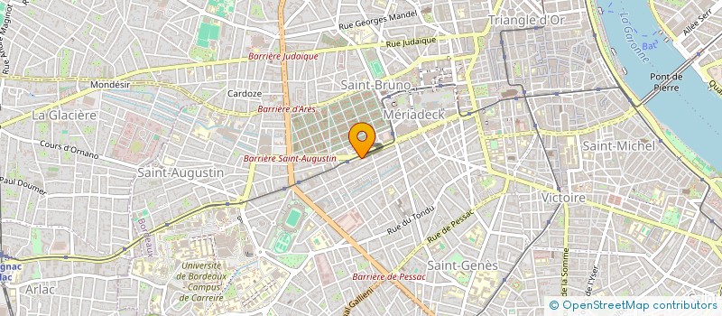 localisation de l'entreprise SCI DE LA FONTAINE VIVE  BORDEAUX