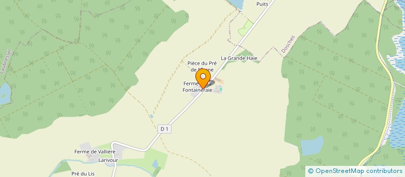 localisation de l'entreprise SCI DE LA FONTAINERIE à LUSIGNY-SUR-BARSE