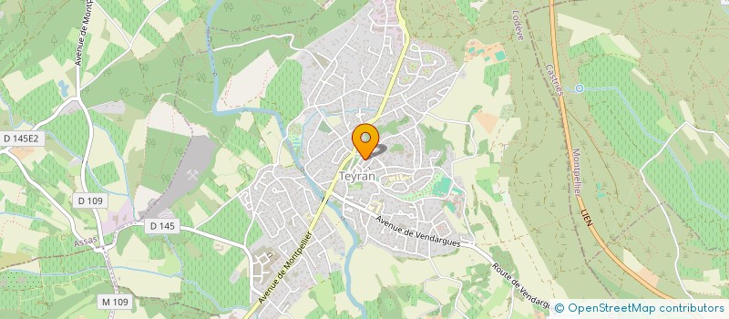 localisation de l'entreprise SCI DE LA FONTAINETTE  TEYRAN